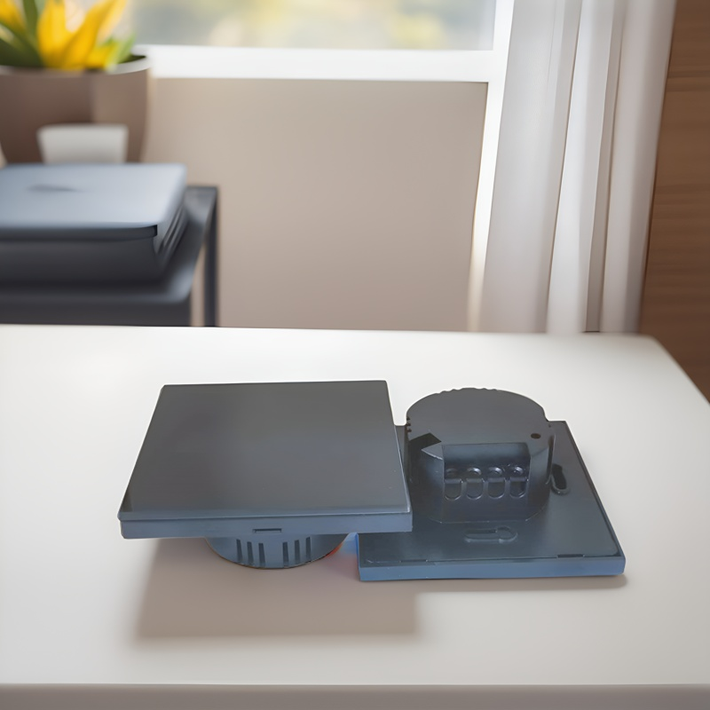 Intelligent switch Wall Switch European Regulations wall smart home switch enclosure with tempered glass panel, Factory Sales-Zhaotesi