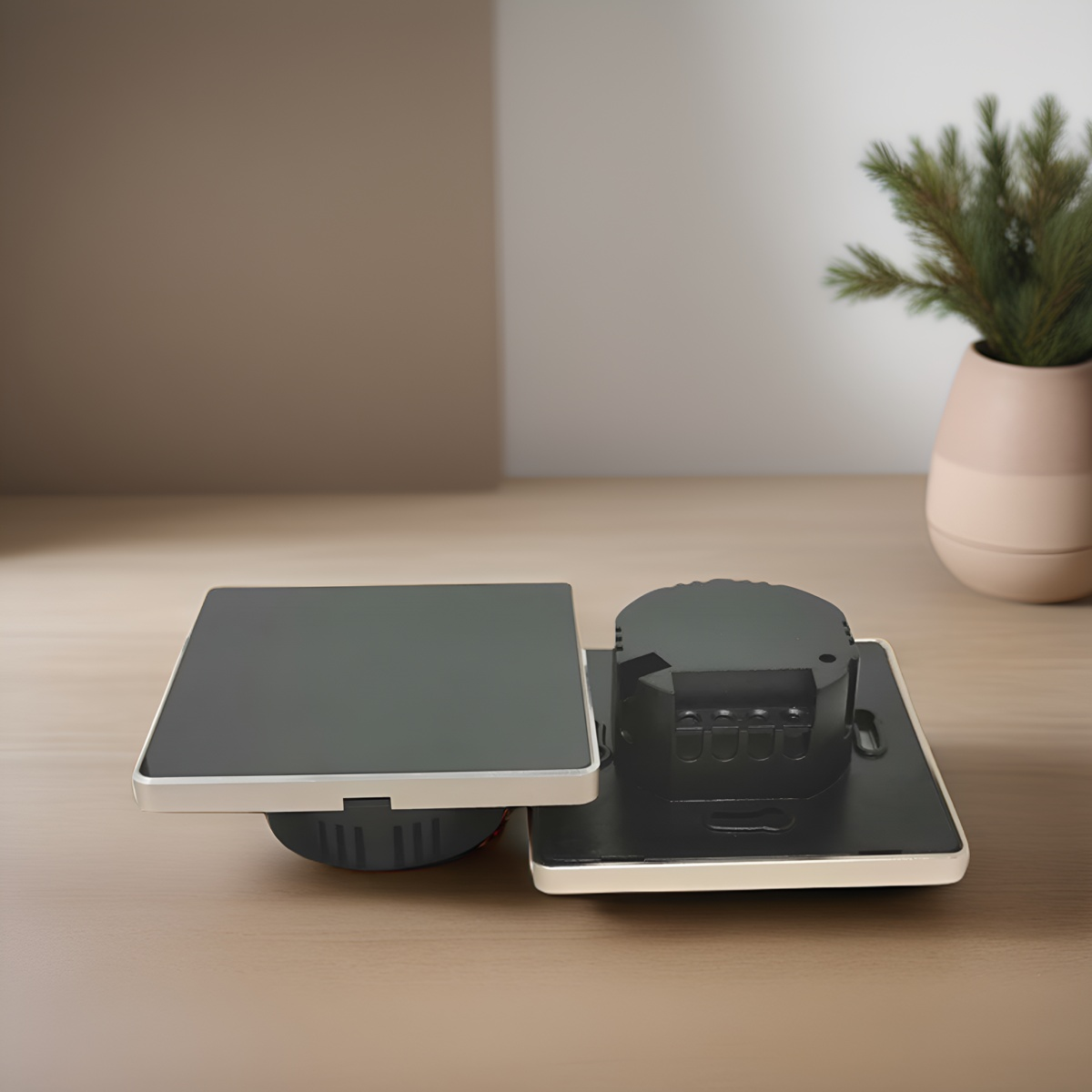 EU 86 Intelligent Wall Touch Switch Housing Aluminum Alloy Switch Housing-Zhaotesi