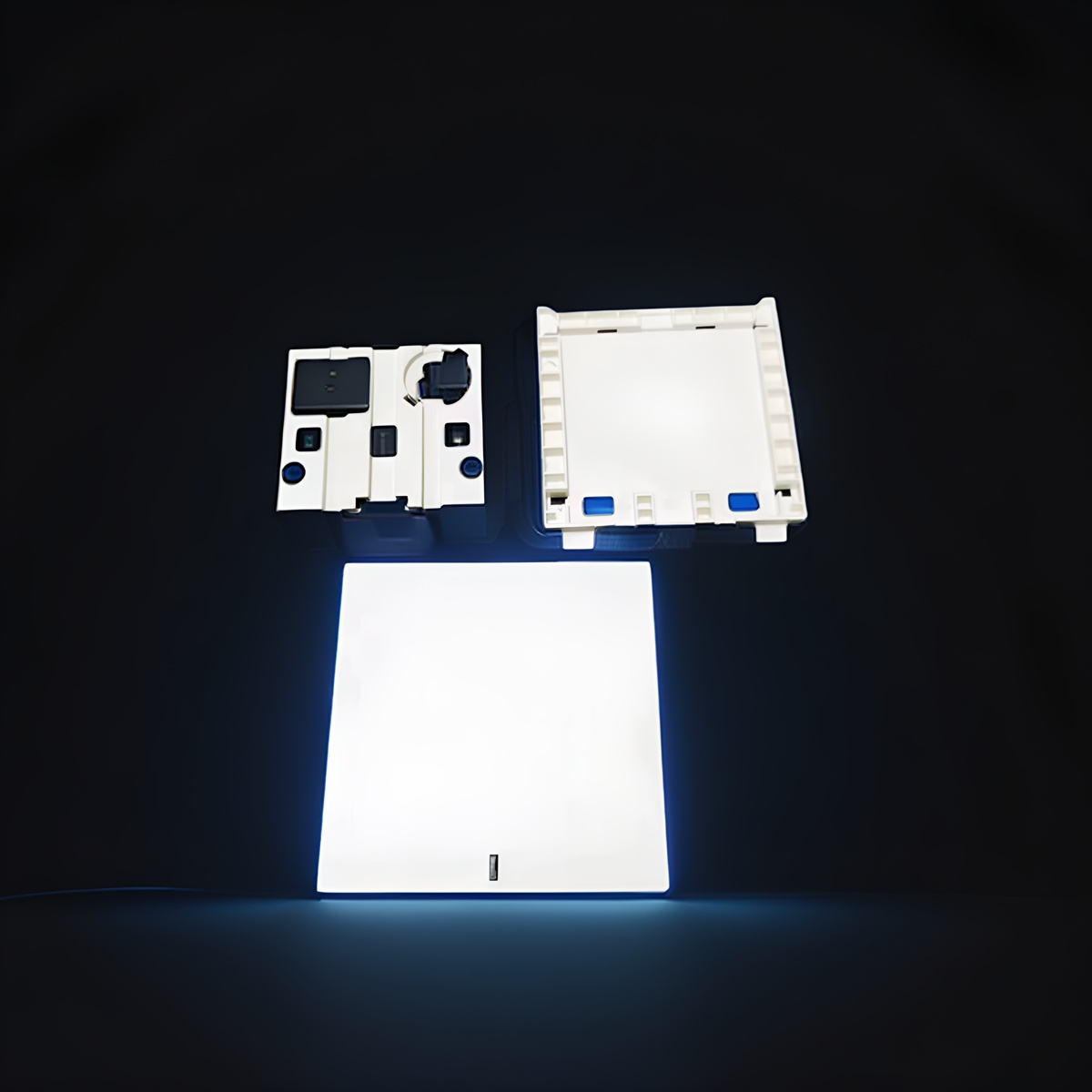 86 intelligent switch housing mechanical and physical buttons automatically rebound-Zhaotesi