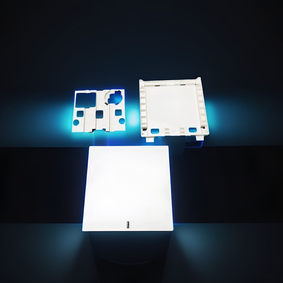 86 intelligent switch housing mechanical and physical buttons automatically rebound-Zhaotesi