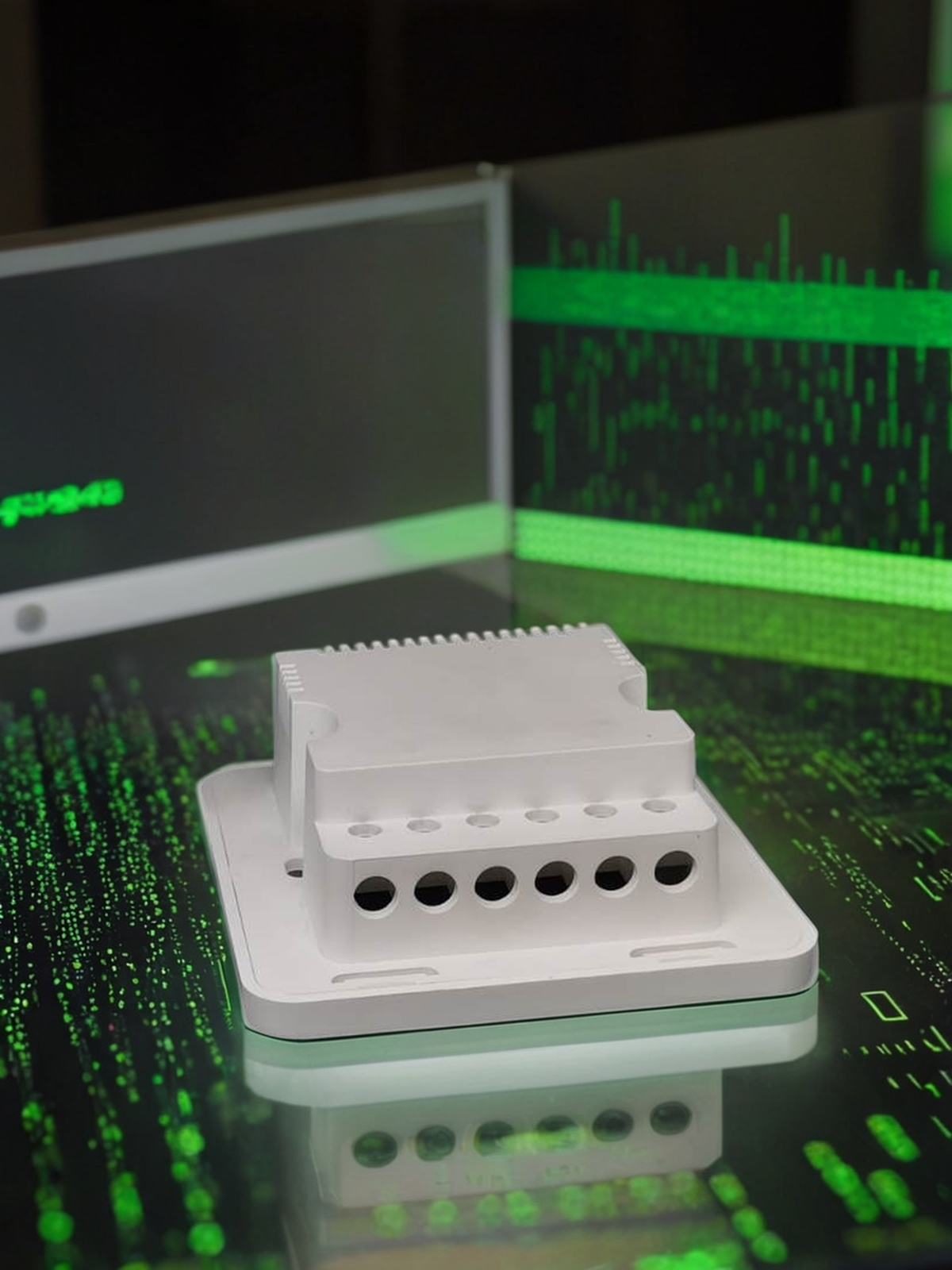 86 wall wifi smart home switch enclosure with tempered glass panel-Zhaotesi