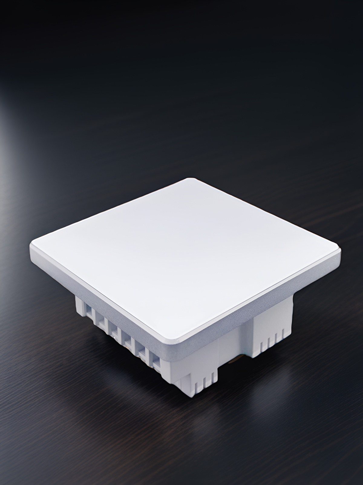 High grade aluminum frame 86 wall smart home switch enclosure with tempered glass panel-Zhaotesi