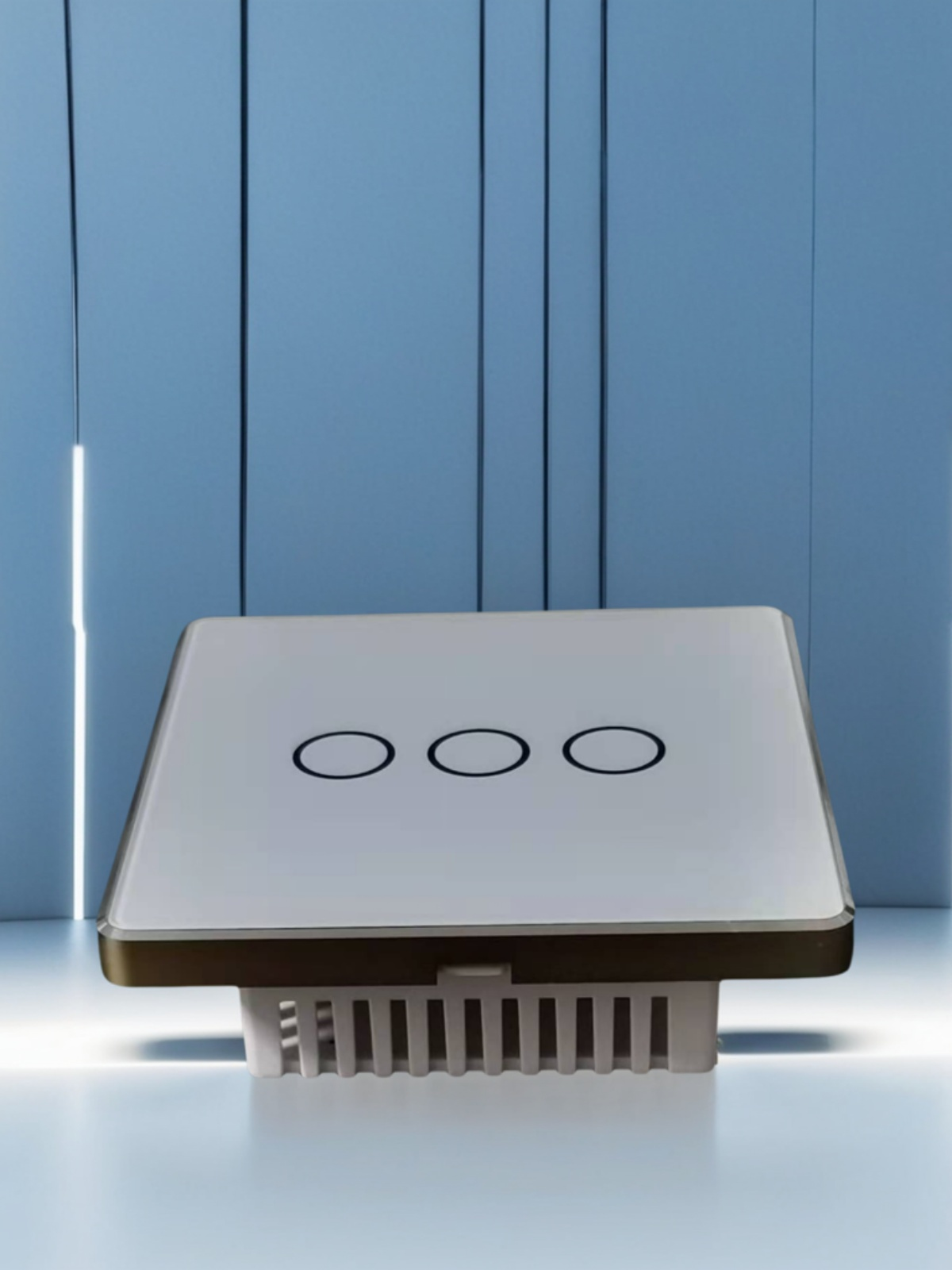 High grade 86 wall smart home switch enclosure with tempered glass panel-Zhaotesi