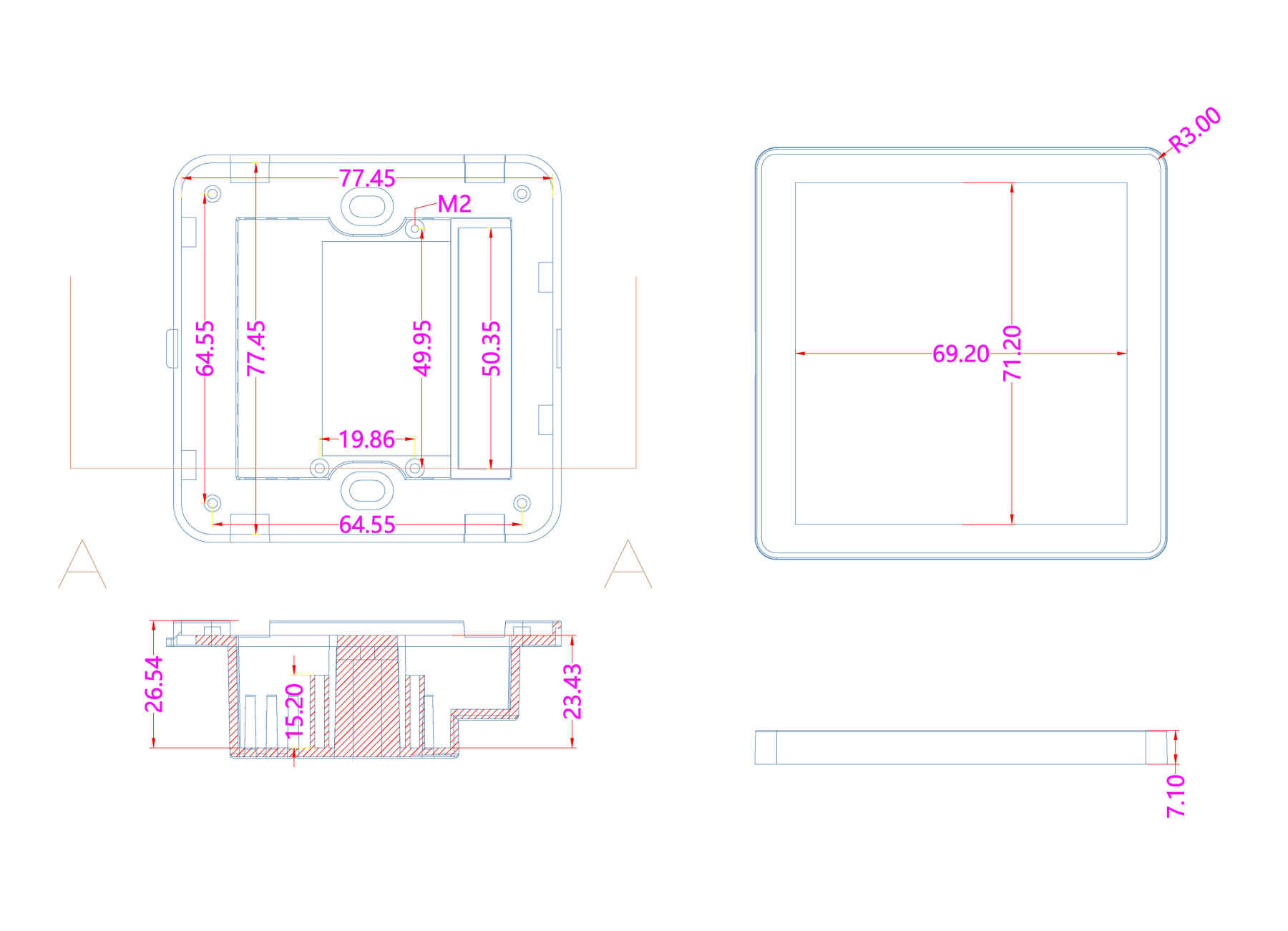 Intelligent switch panel accessory components-Zhaotesi