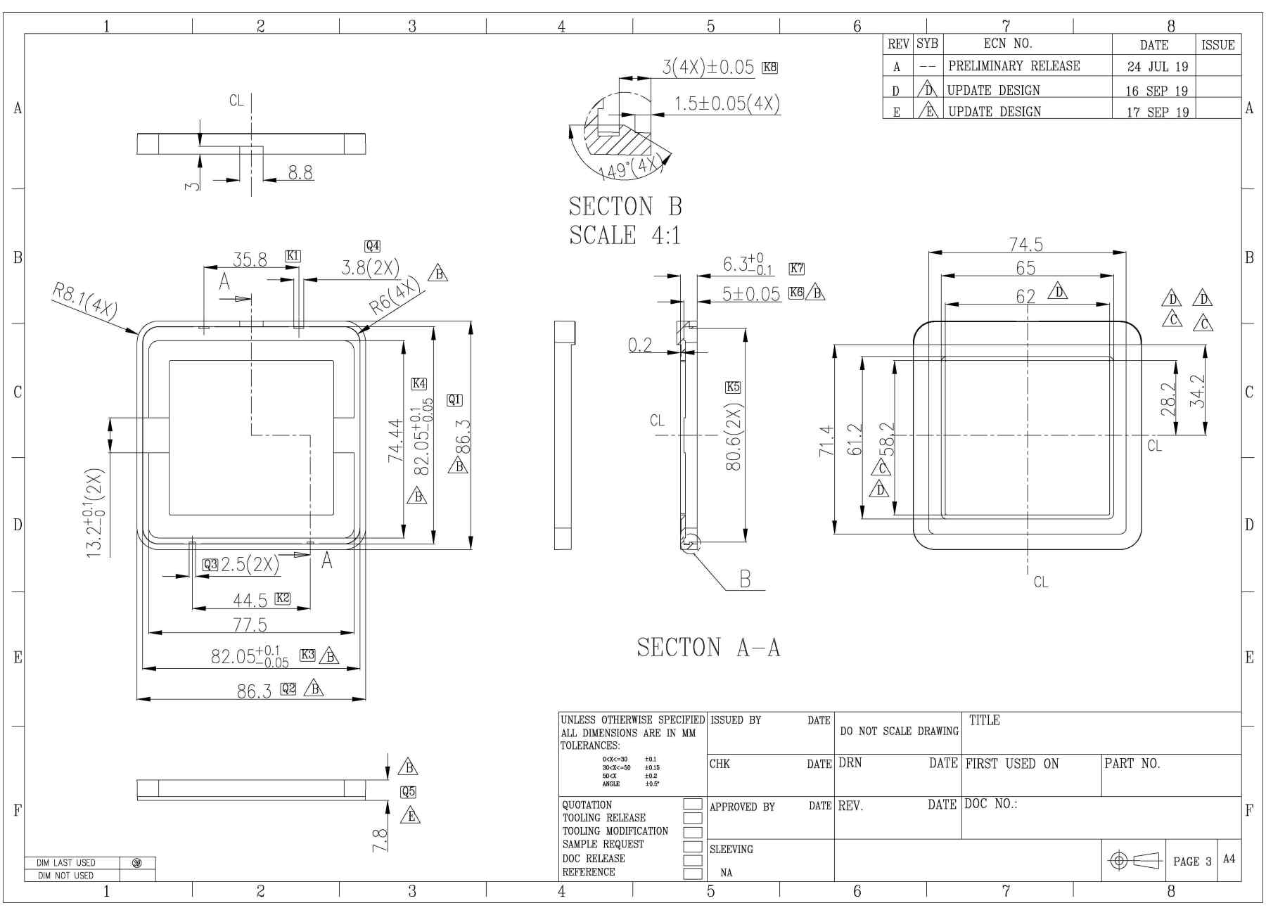 86 wall wifi smart home switch enclosure with tempered glass panel-Zhaotesi