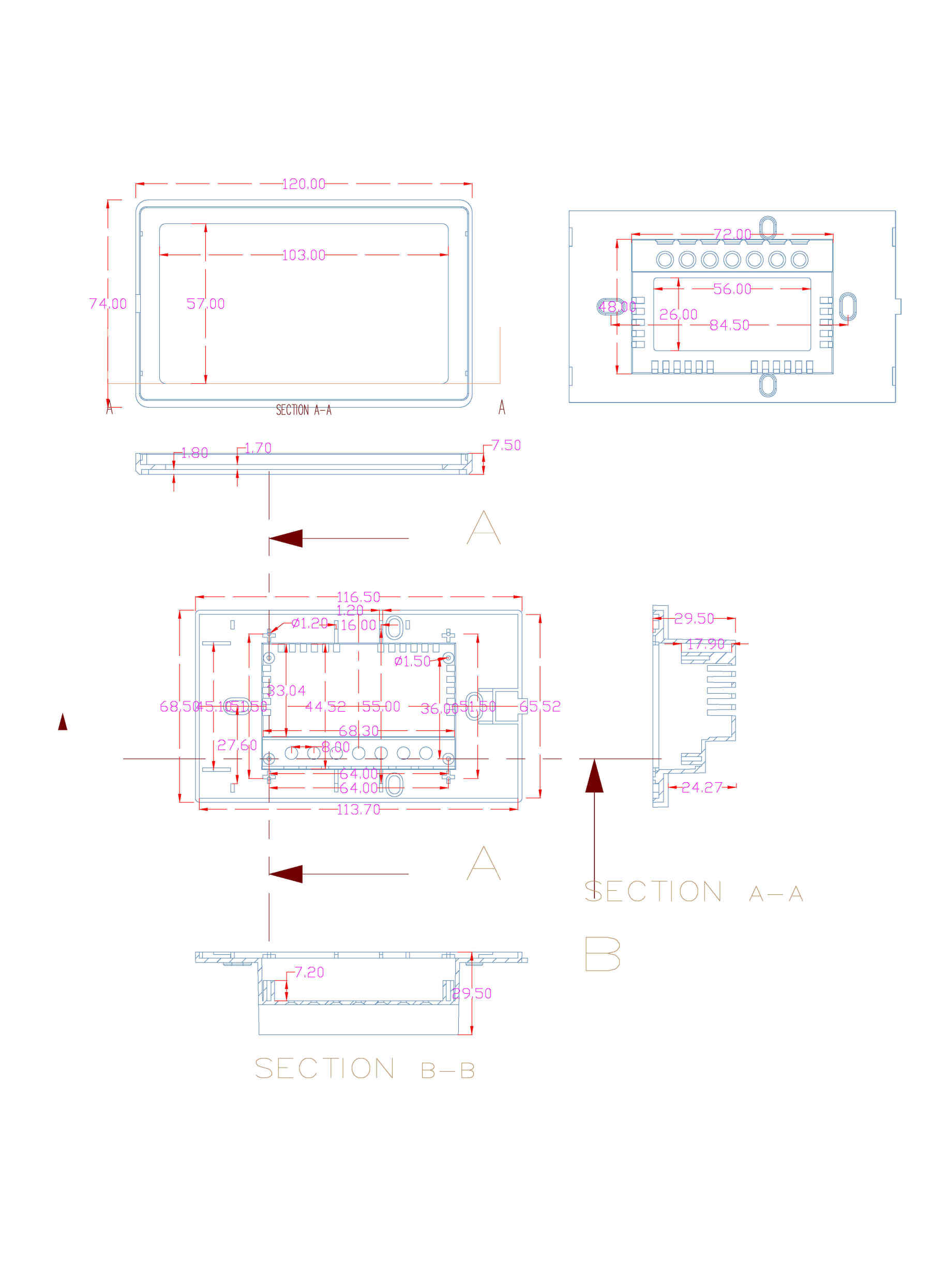 US Standard 120 Smart Home Switch Cover - Exquisite Design, Intelligent Control-Zhaotesi