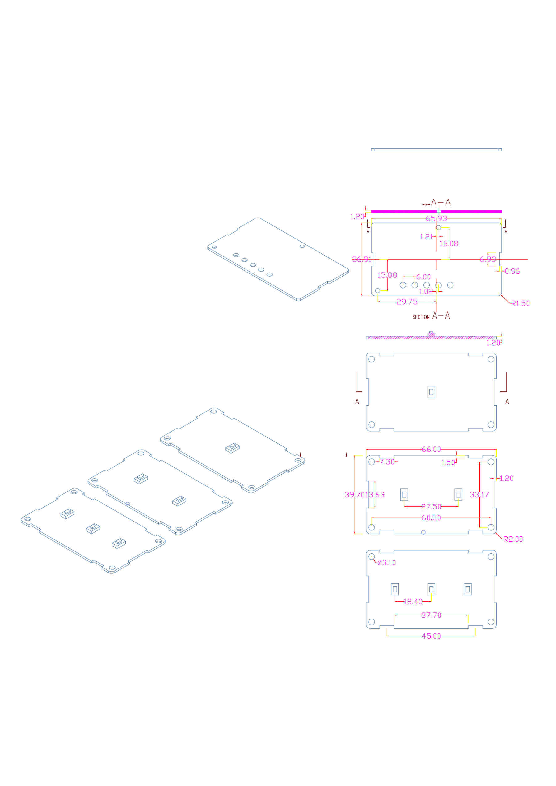 US Wall Smart Switch Plastic Shell, Self Reset Button，Factory Direct-Zhaotesi