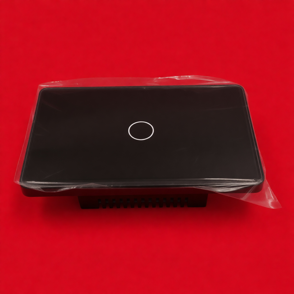 Premium WiFi Smart Touch Switch | 120x72mm Tempered Glass Panel | PC V0 Fireproof & Copper Terminals | Compatible with US, CA, JP, MX, BR & SE Asia Markets-Zhaotesi