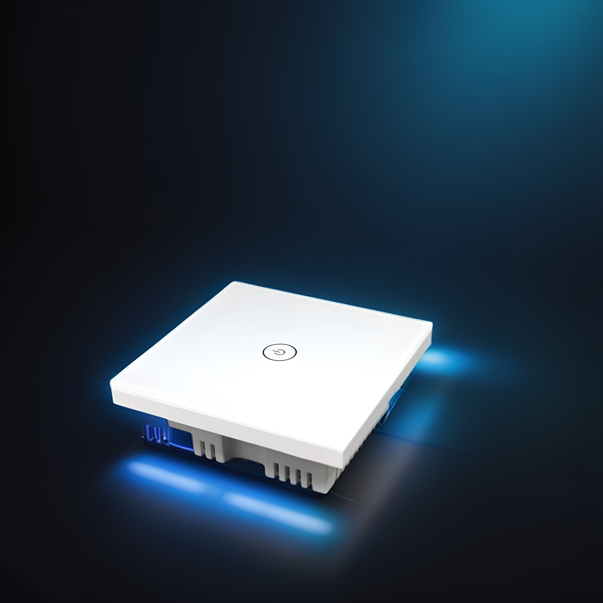 86 wall smart home switch enclosure with tempered glass panel-Zhaotesi