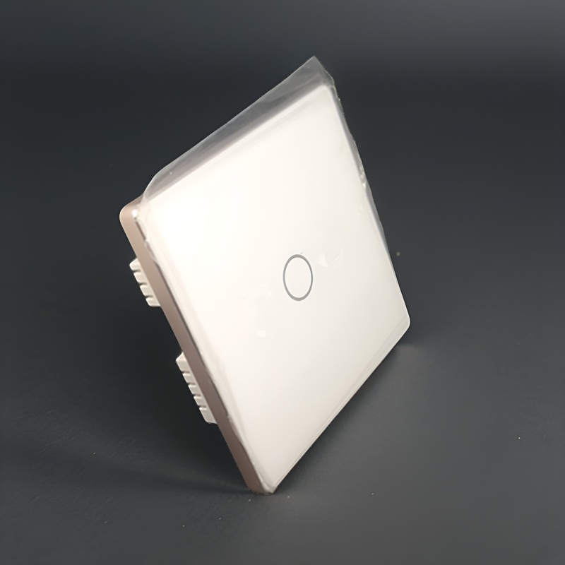 High grade aluminum frame 86 wall smart home switch enclosure with tempered glass panel-Zhaotesi