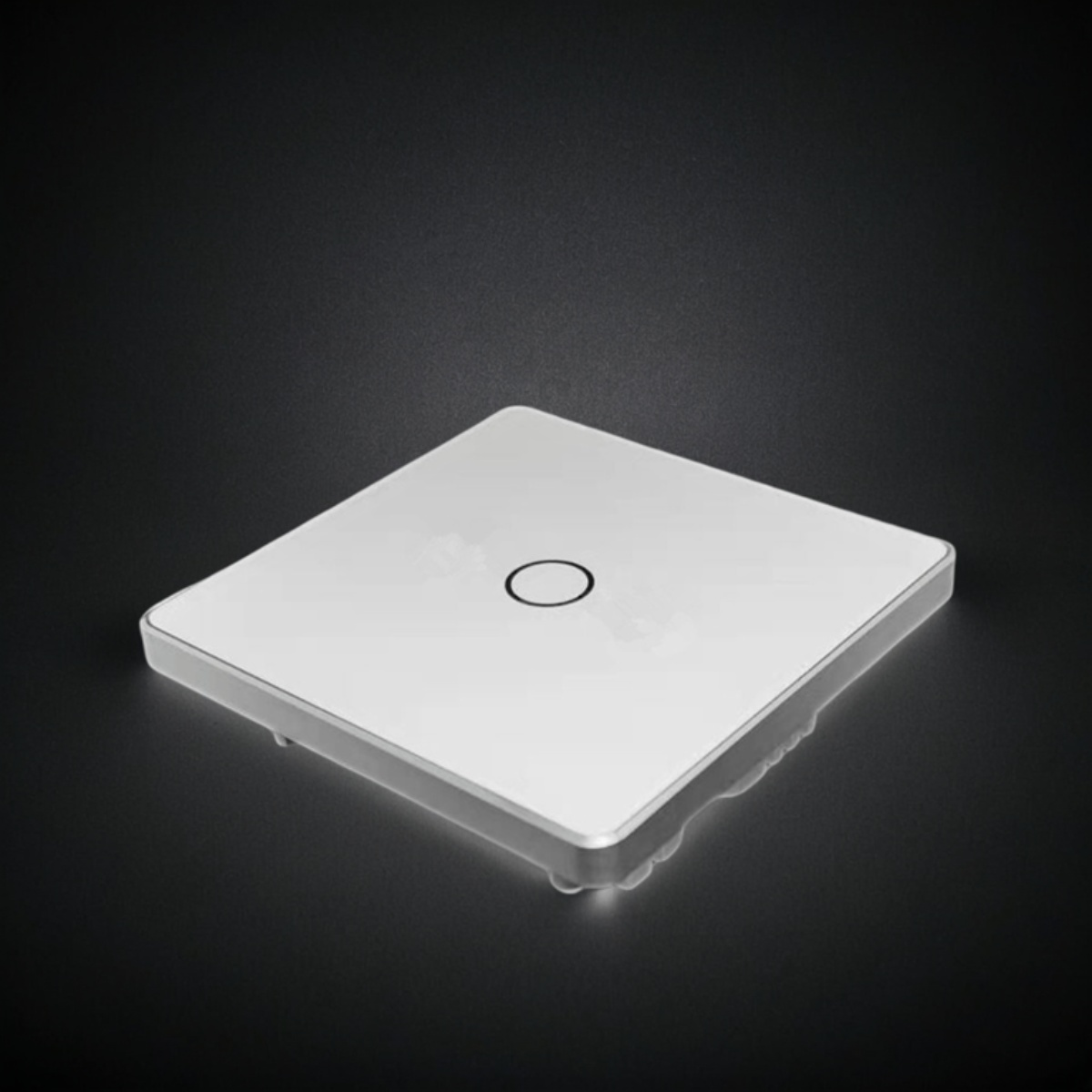 High grade 86 wall smart home switch enclosure with tempered glass panel