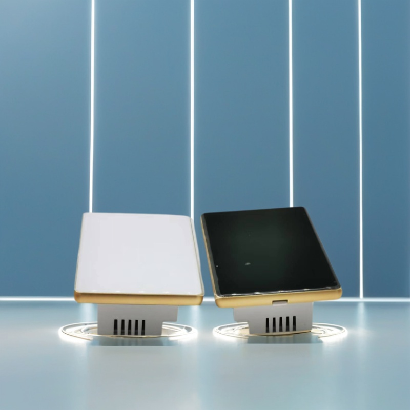 Luxury smart home 120 * 72 wall switch housing 2.5D curved glass-Zhaotesi
