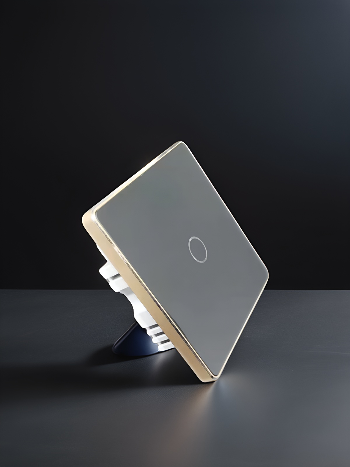 High grade 86 wall smart home switch enclosure with tempered glass panel-Zhaotesi