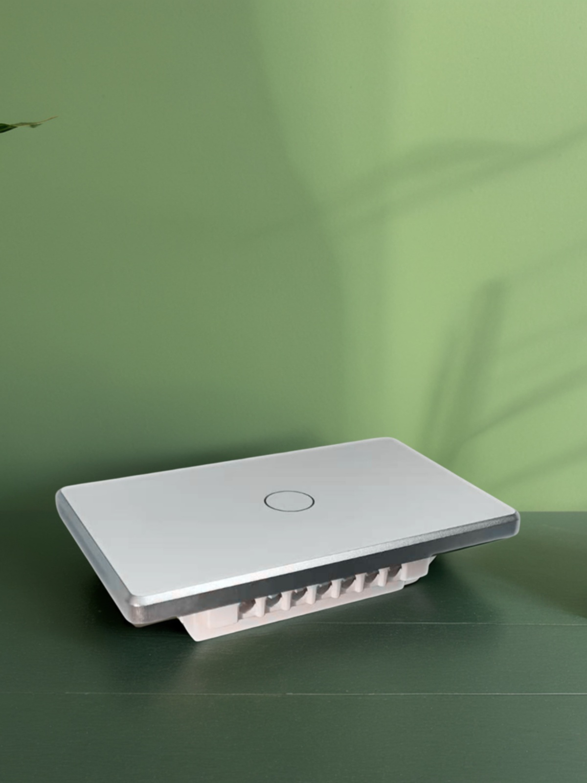 US Standard 120 Smart Home Switch Cover - Exquisite Design,silver white