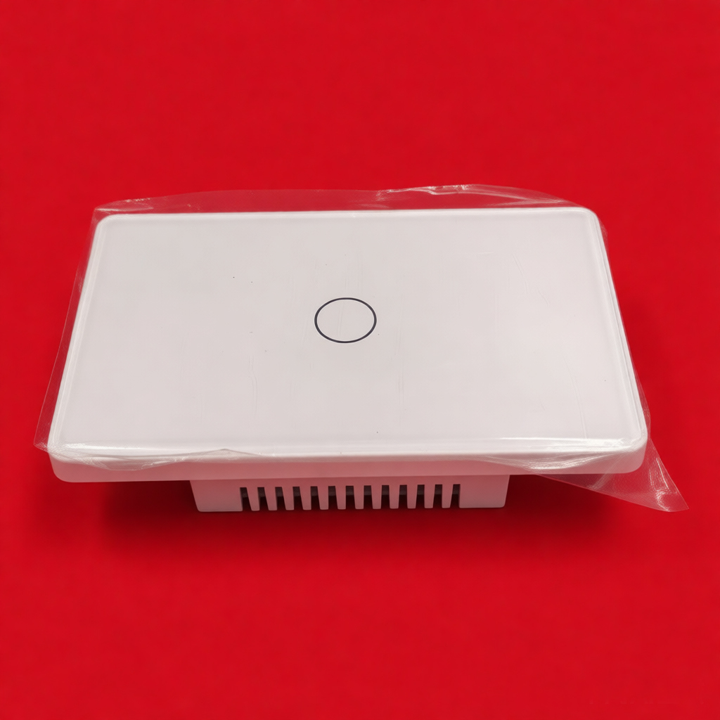 Premium WiFi Smart Touch Switch | 120x72mm Tempered Glass Panel | PC V0 Fireproof & Copper Terminals | Compatible with US, CA, JP, MX, BR & SE Asia Markets-Zhaotesi