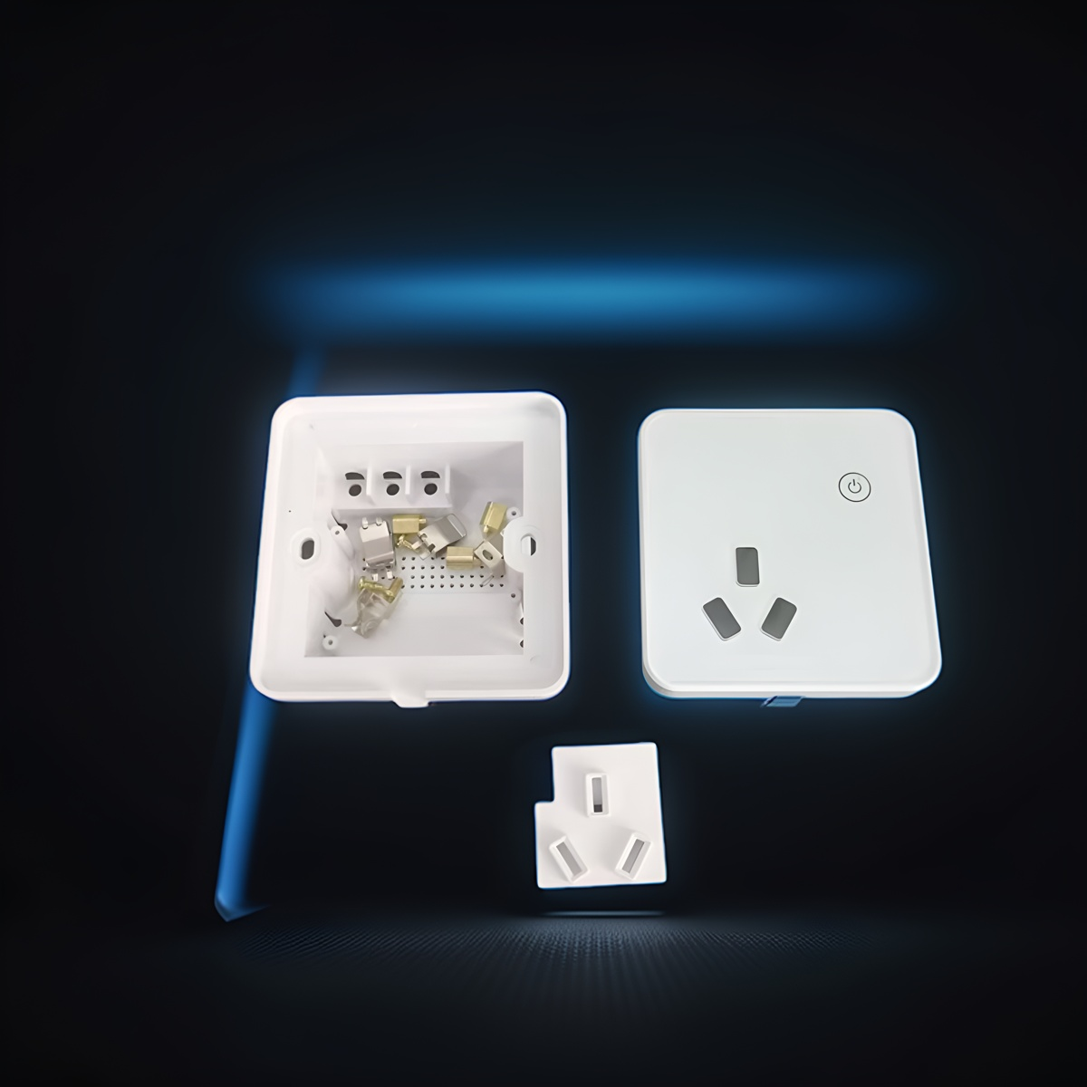 86 * 90 smart socket temperature detection shell-Zhaotesi