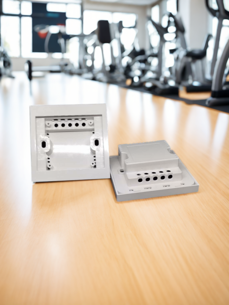 Touch the switch shell 5-hole cable outlet hole base-Zhaotesi