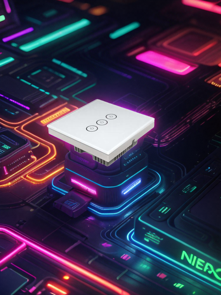 Touch the switch shell 5-hole cable outlet hole base-Zhaotesi