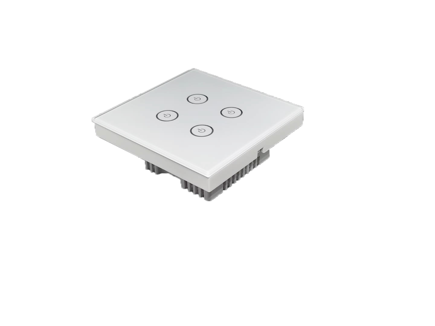 Touch the switch shell 5-hole cable outlet hole base-Zhaotesi