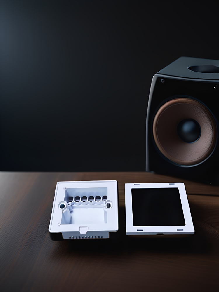 86 wall smart home switch enclosure with tempered glass panel, Factory Sales-Zhaotesi