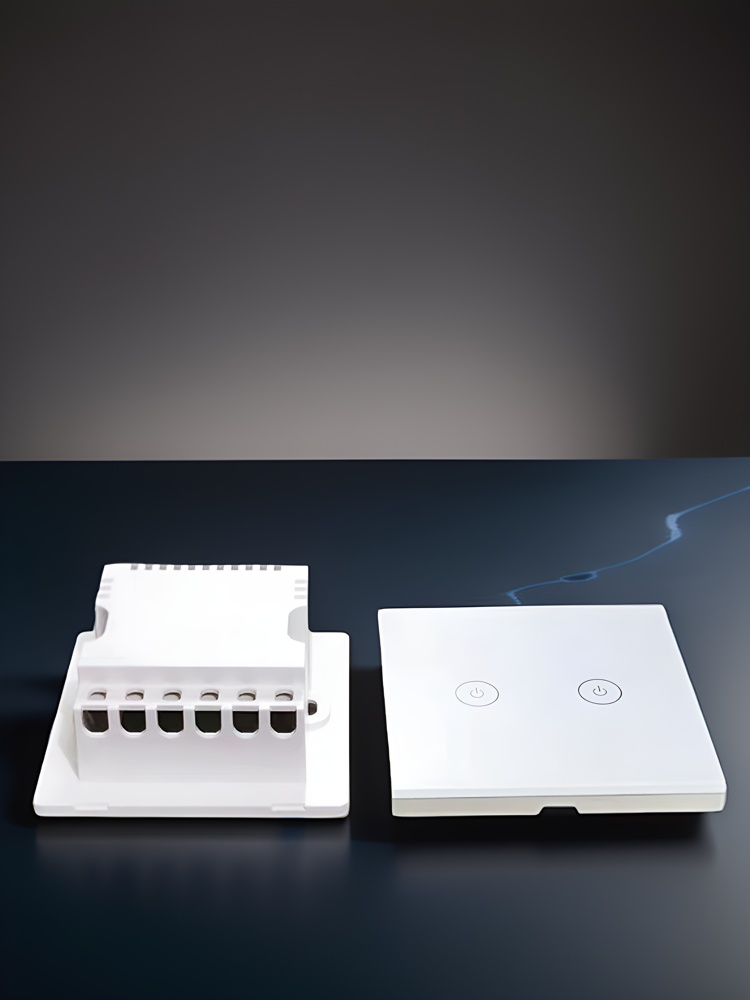 86 wall smart home switch enclosure with tempered glass panel, Factory Sales-Zhaotesi