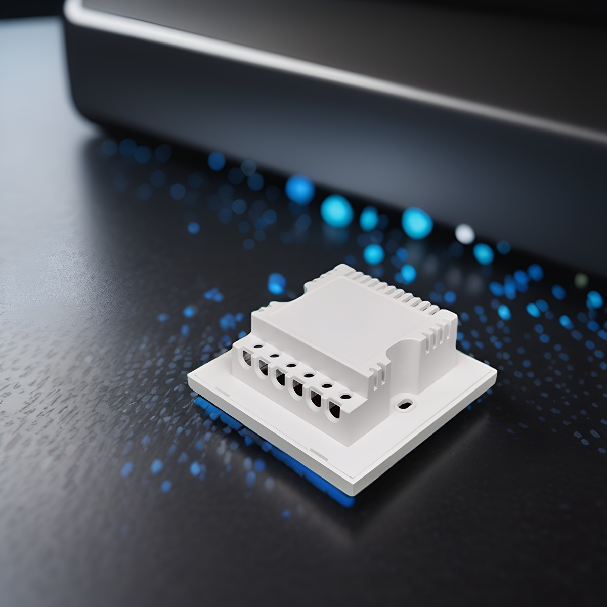 86 wall smart home switch enclosure with tempered glass panel-Zhaotesi