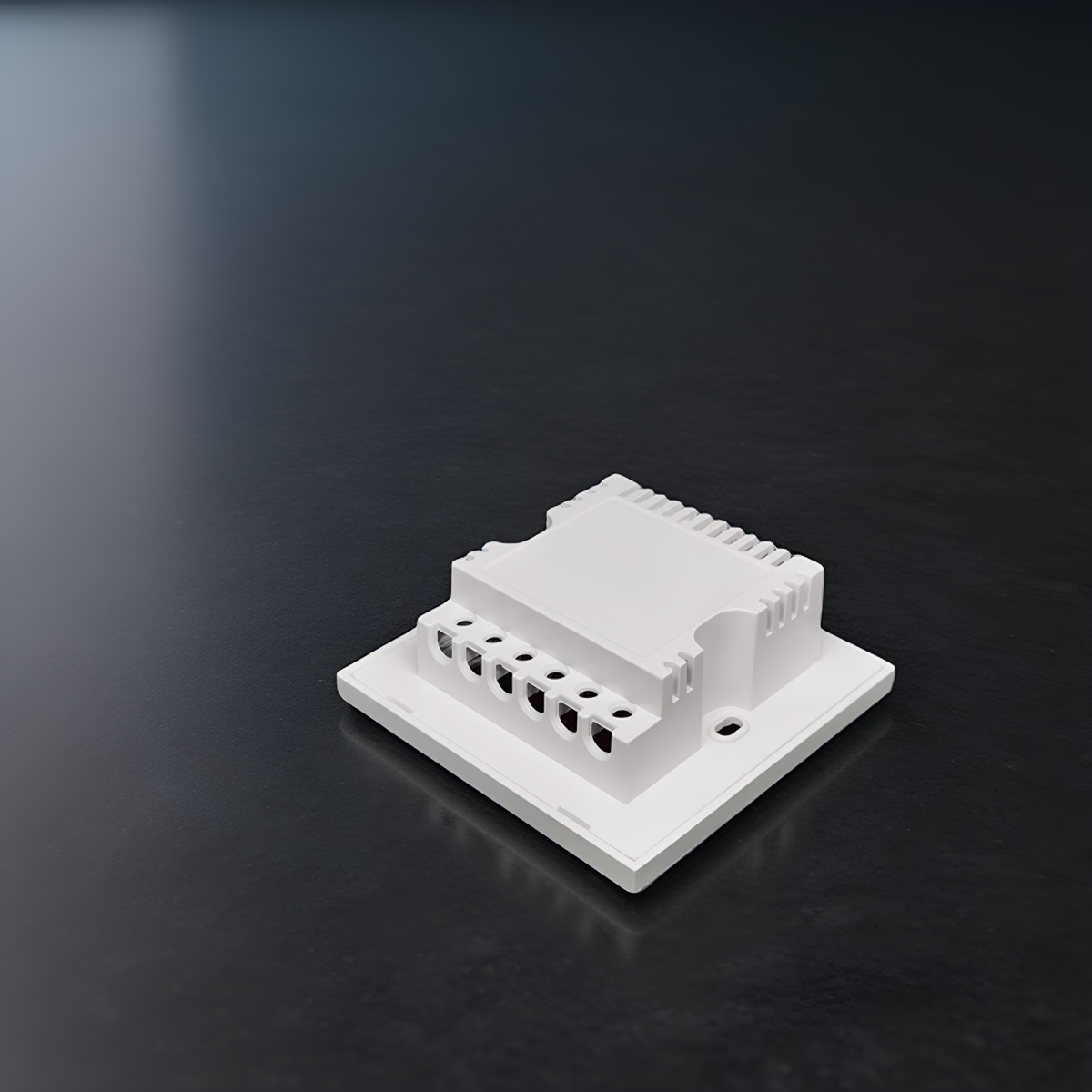 86 wall smart home switch enclosure with tempered glass panel-Zhaotesi