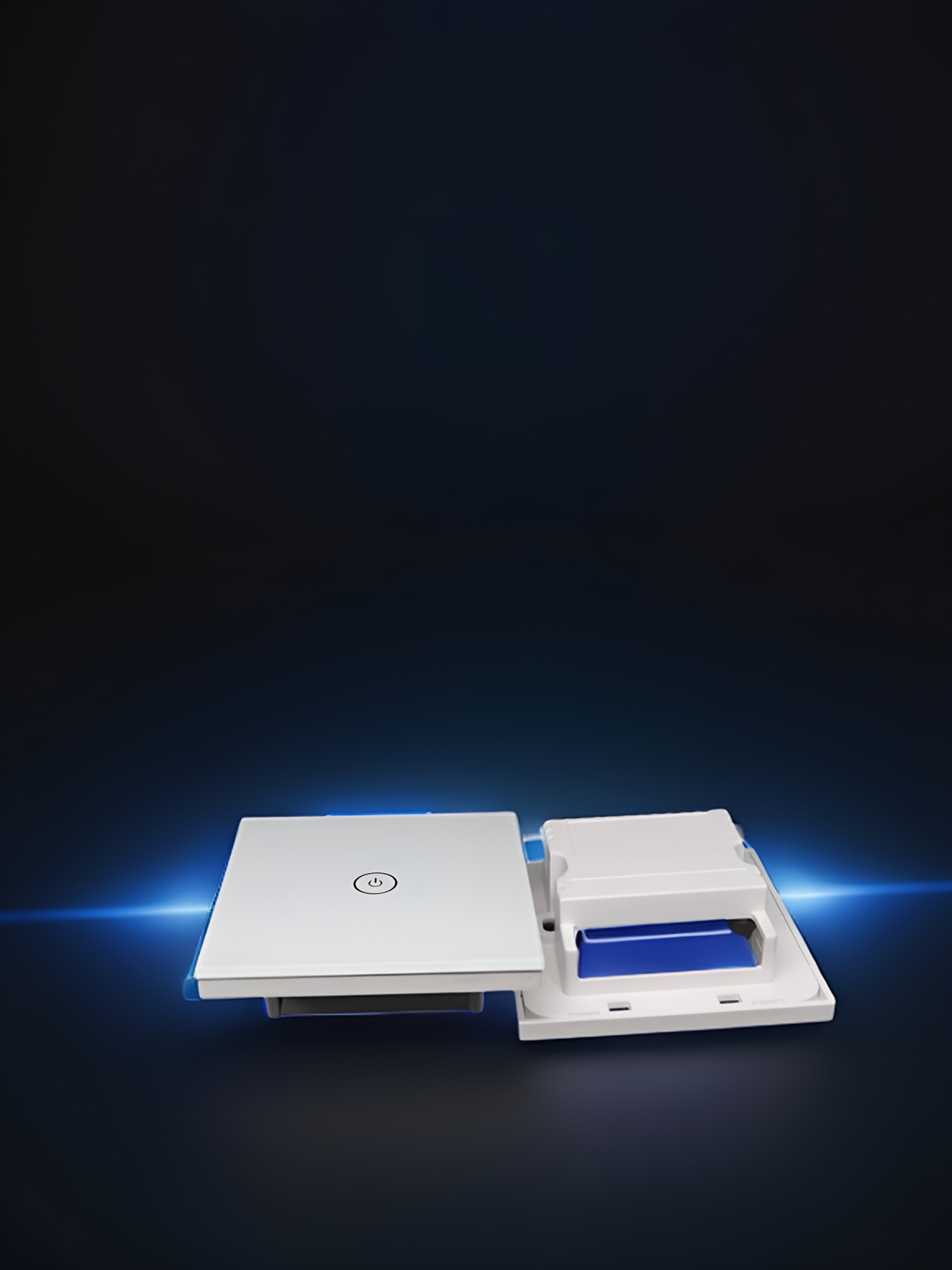 Type 86 wall switch housing large slot threading hole-Zhaotesi
