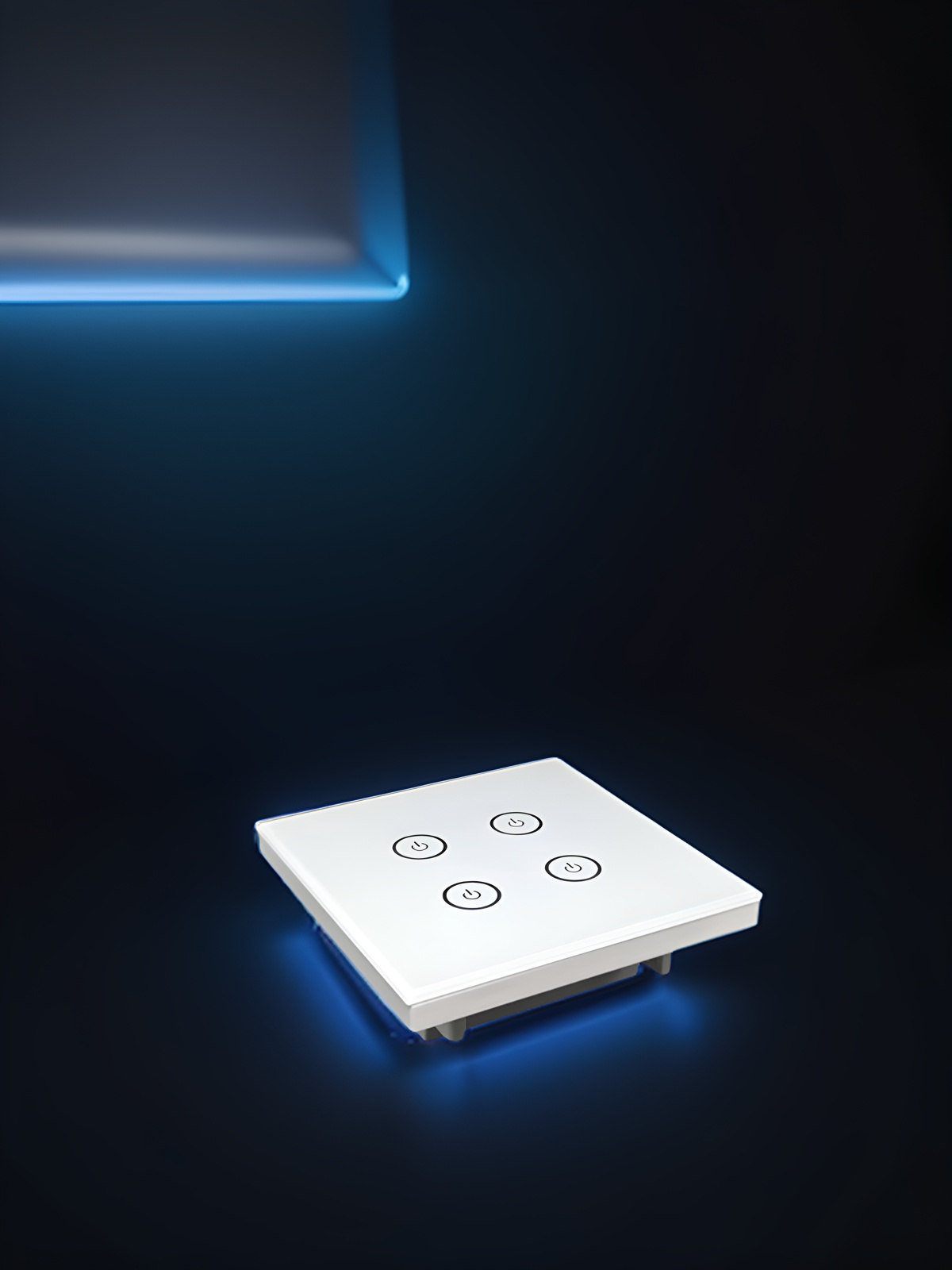 Type 86 wall switch housing large slot threading hole-Zhaotesi