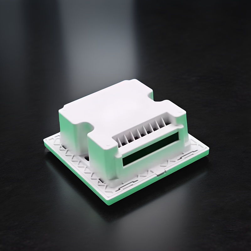 Premium DIY Smart Curtain Switch Housing Kit – PC V0 Fireproof Shell + 3.0mm Tempered Glass Panel (No PCB Included) – Customizable Enclosure for Tuya/Zigbee/Wi-Fi Module Integration – Sleek Black/White Finish