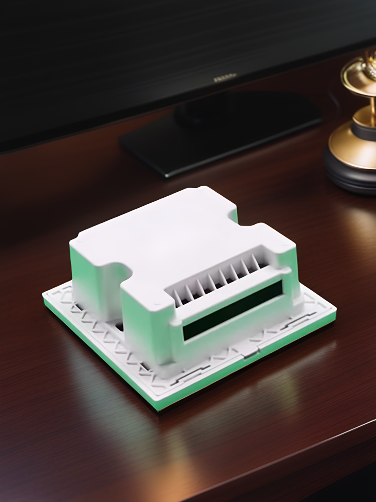 Premium DIY Smart Curtain Switch Housing Kit – PC V0 Fireproof Shell + 3.0mm Tempered Glass Panel (No PCB Included) – Customizable Enclosure for Tuya/Zigbee/Wi-Fi Module Integration – Sleek Black/White Finish