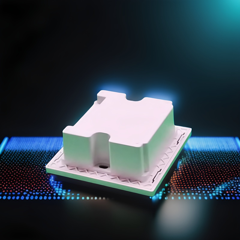 Premium DIY Smart Curtain Switch Housing Kit – PC V0 Fireproof Shell + 3.0mm Tempered Glass Panel (No PCB Included) – Customizable Enclosure for Tuya/Zigbee/Wi-Fi Module Integration – Sleek Black/White Finish