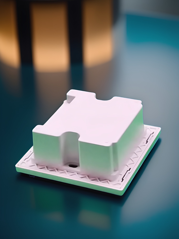 Premium DIY Smart Curtain Switch Housing Kit – PC V0 Fireproof Shell + 3.0mm Tempered Glass Panel (No PCB Included) – Customizable Enclosure for Tuya/Zigbee/Wi-Fi Module Integration – Sleek Black/White Finish