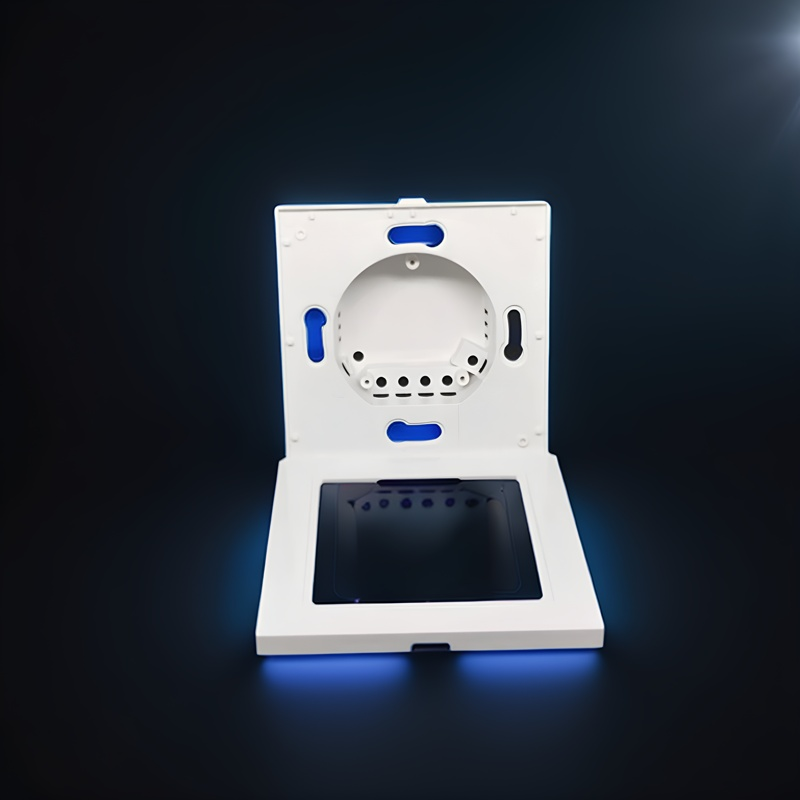 Intelligent switch Wall Switch European Regulations wall smart home switch enclosure with tempered glass panel, Factory Sales-Zhaotesi