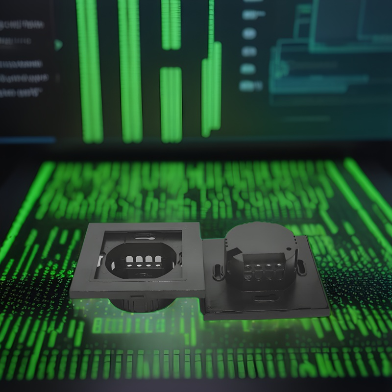 Intelligent switch Wall Switch European Regulations wall smart home switch enclosure with tempered glass panel, Factory Sales-Zhaotesi