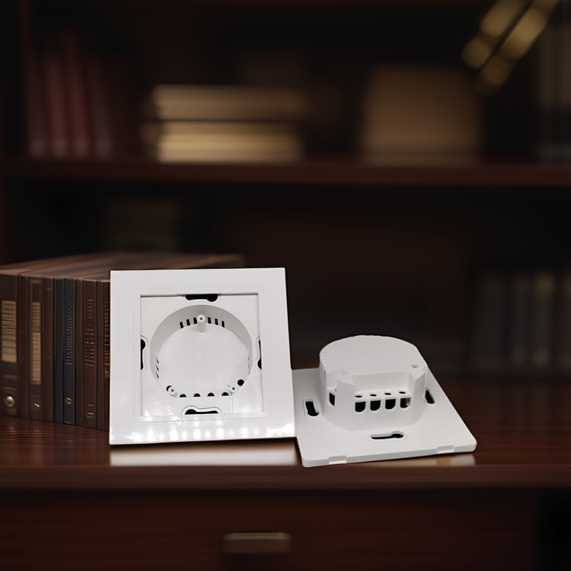 Intelligent switch Wall Switch European Regulations wall smart home switch enclosure with tempered glass panel, Factory Sales-Zhaotesi
