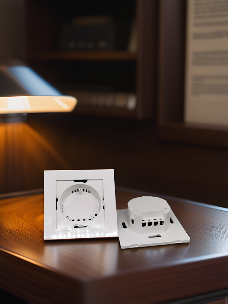 Intelligent switch Wall Switch European Regulations wall smart home switch enclosure with tempered glass panel, Factory Sales-Zhaotesi