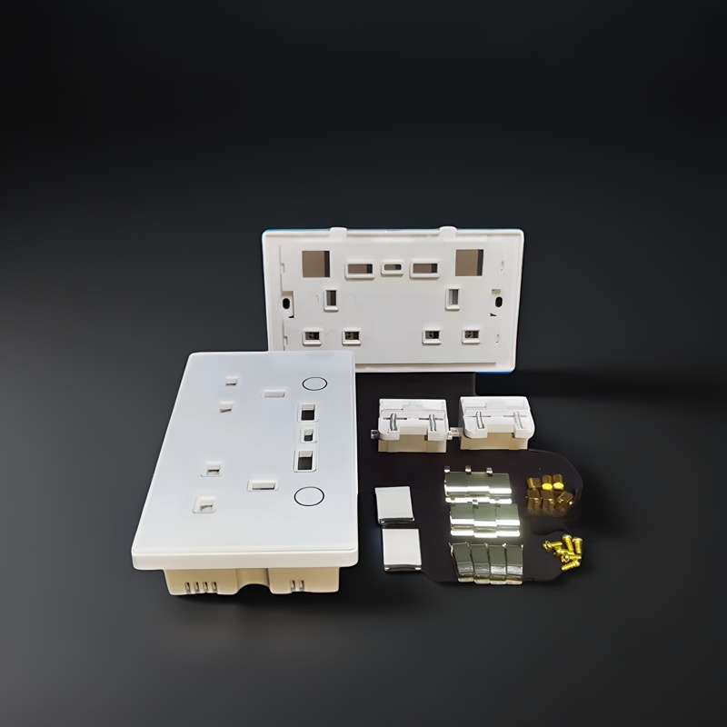 146 UK Smart WiFi Socket Housing Smart PCB Assembly Housing-Zhaotesi