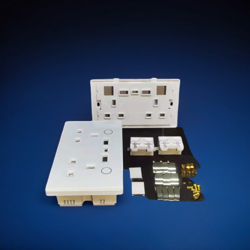 146 UK Smart WiFi Socket Housing Smart PCB Assembly Housing-Zhaotesi