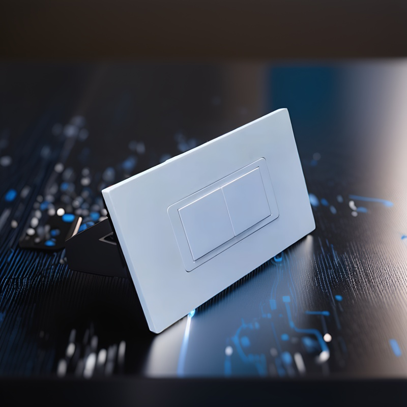 US Wall Smart Switch Plastic Shell, Self Reset Button，Factory Direct-Zhaotesi