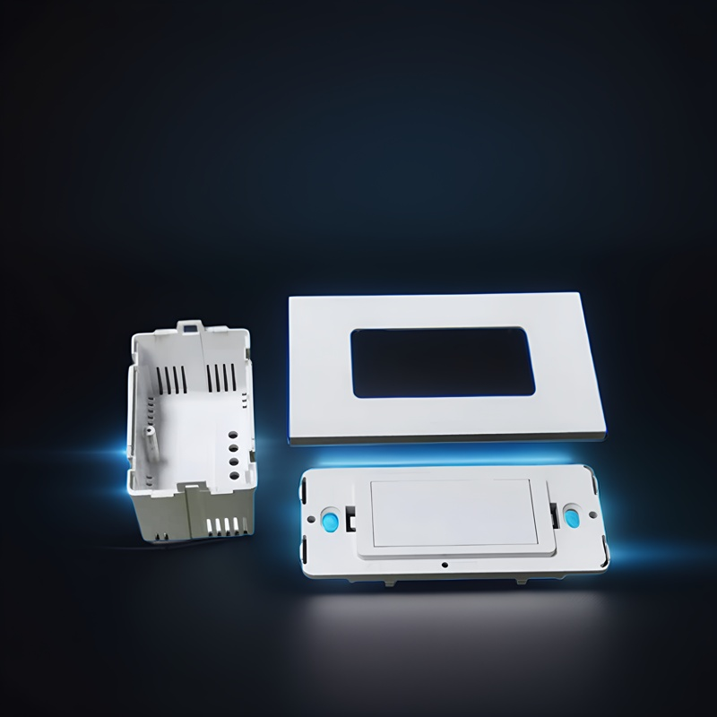US Wall Smart Switch Plastic Shell, Self Reset Button，Factory Direct-Zhaotesi
