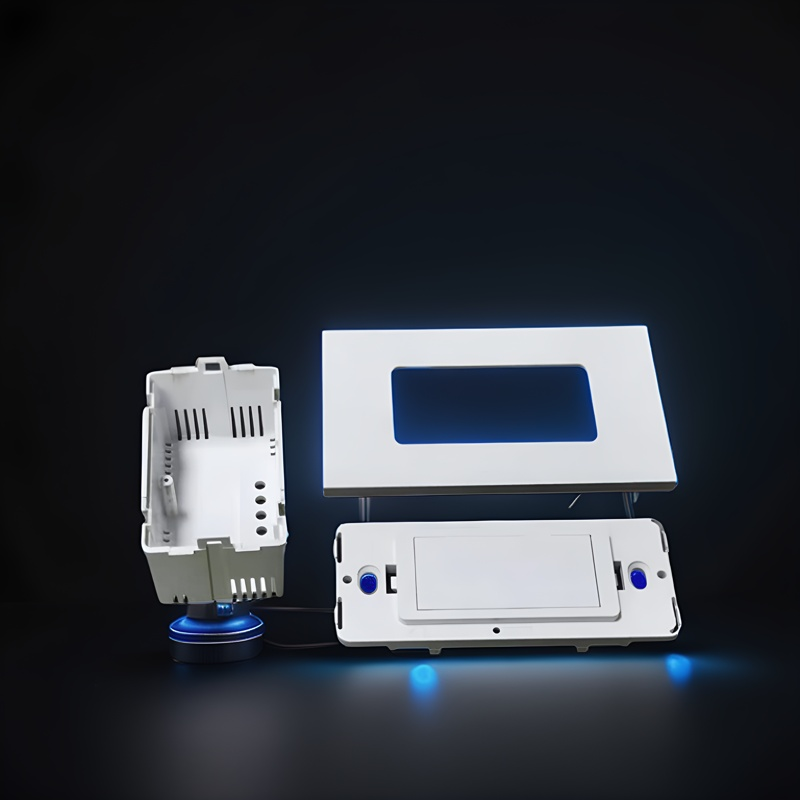 US Wall Smart Switch Plastic Shell, Self Reset Button，Factory Direct-Zhaotesi