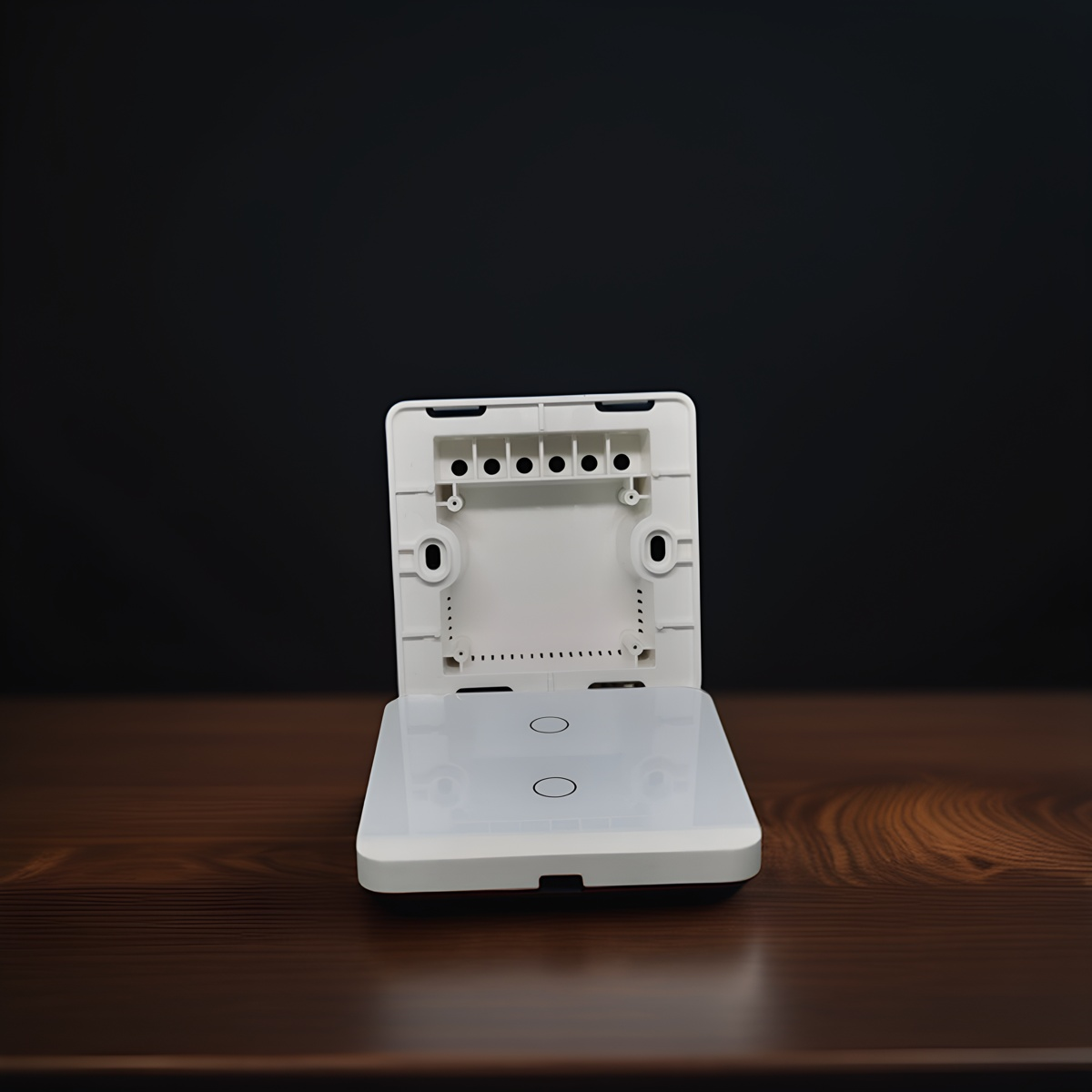 86 wall wifi smart home switch enclosure with tempered glass panel-Zhaotesi