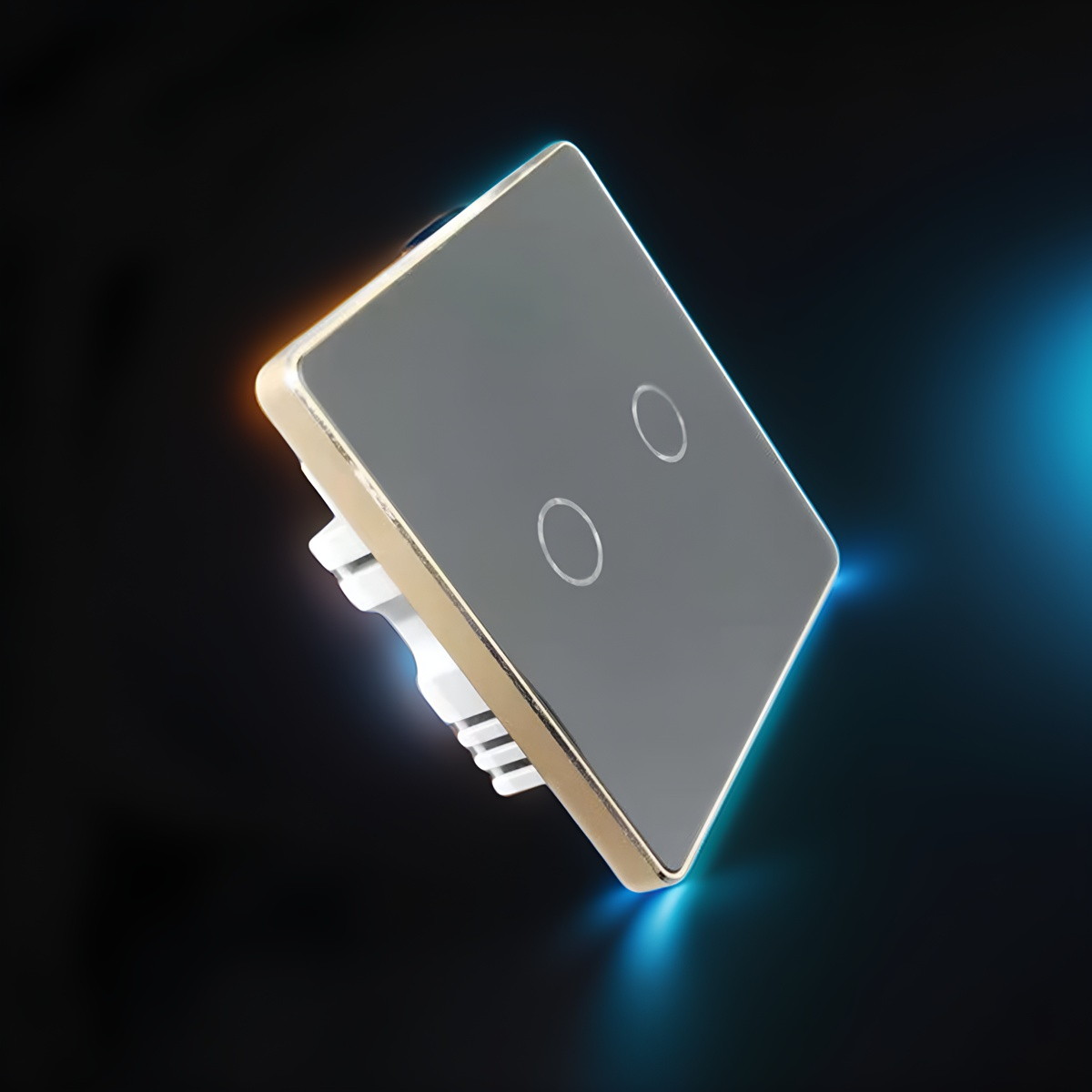 UK High Grade Aluminum Frame 86 Wall Smart Home Switch Enclosure With