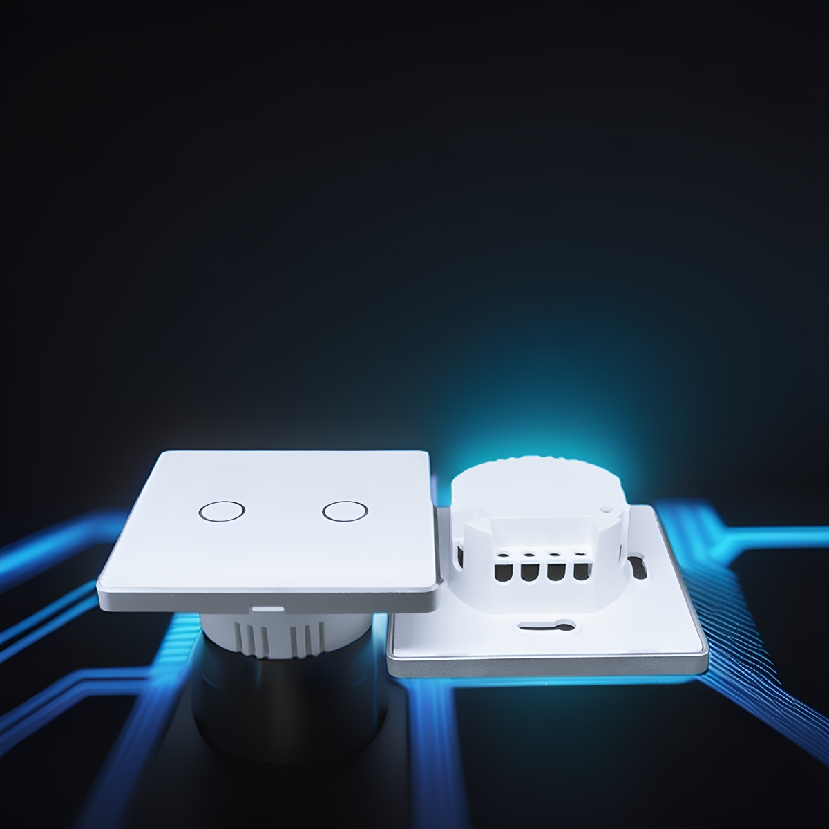 EU 86 Intelligent Wall Touch Switch Housing Aluminum Alloy Switch Housing-Zhaotesi