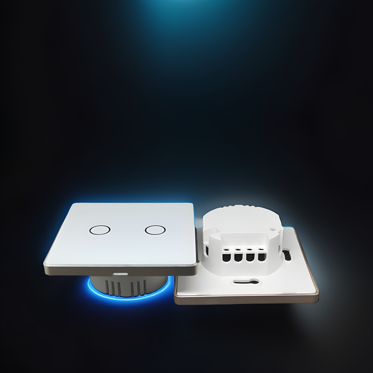 EU 86 Intelligent Wall Touch Switch Housing Aluminum Alloy Switch Housing