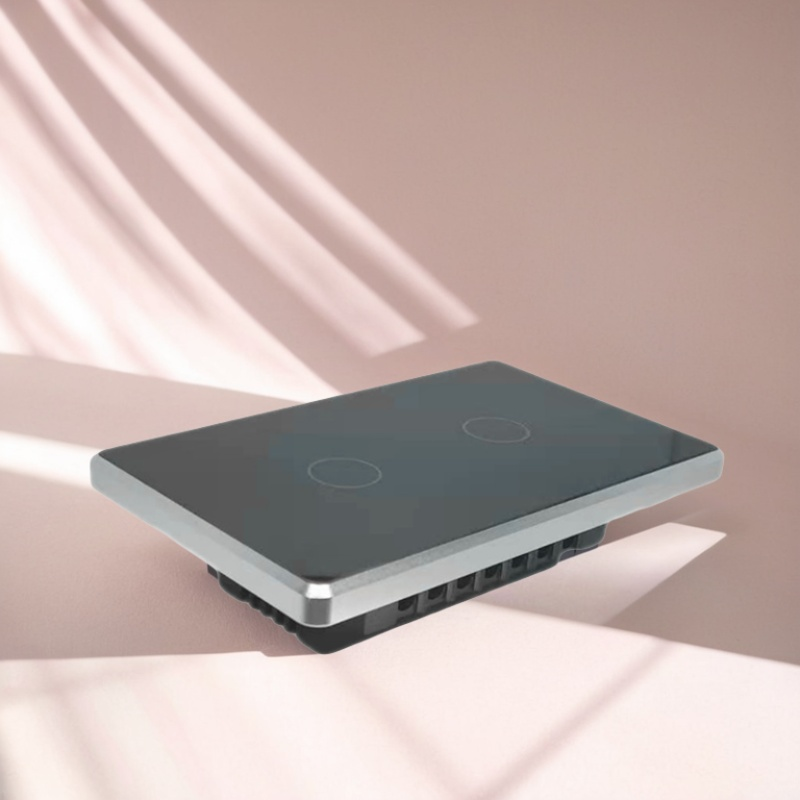 US Standard 120 Smart Home Switch Cover - Exquisite Design,silver white-Zhaotesi