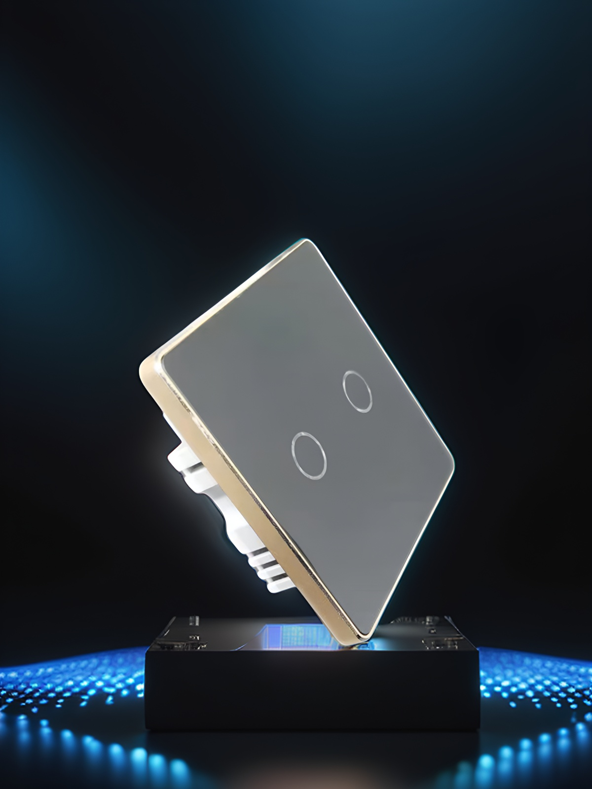 UK High Grade Aluminum Frame 86 Wall Smart Home Switch Enclosure With-Zhaotesi