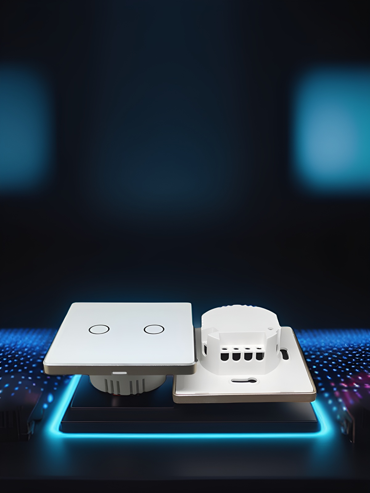 EU 86 Intelligent Wall Touch Switch Housing Aluminum Alloy Switch Housing-Zhaotesi