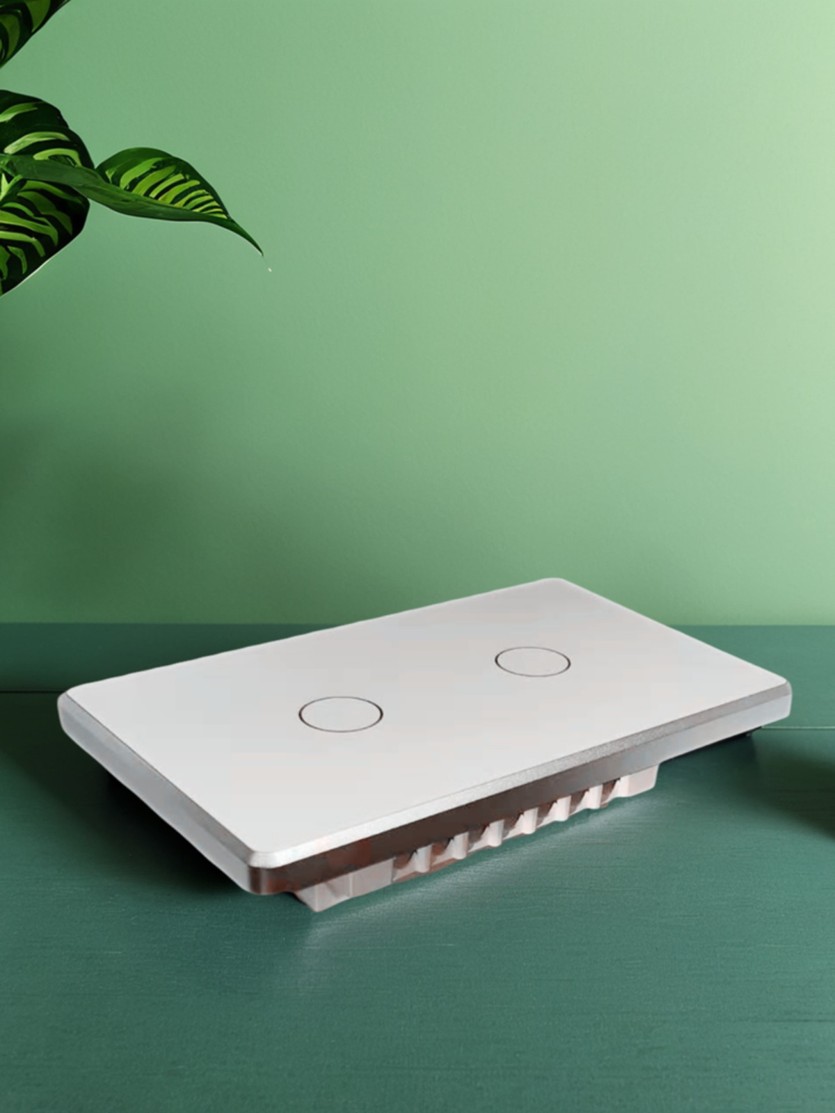 US Standard 120 Smart Home Switch Cover - Exquisite Design,silver white-Zhaotesi